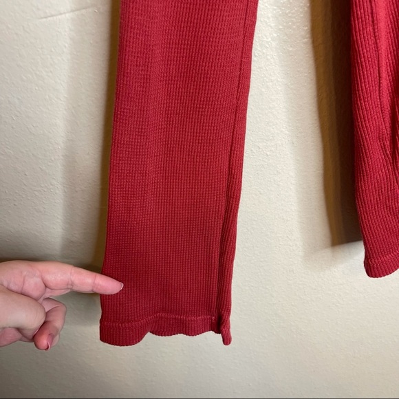 Madewell Garment Dyed Thermal Henley Tee Size XS - Picture 6 of 6